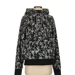 Athleta Stylish Black and Gray Women's Hoodie SZ S